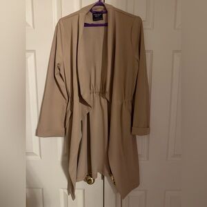 Streetwear pink/taupe cardigan